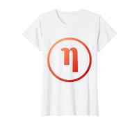 ETA Minuscule - Septième Lettre de l'alphabet Grec T-Shirt Graphique avec Valeur
