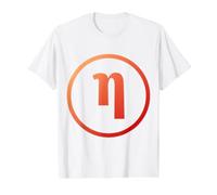 ETA Minuscule - Septième Lettre de l'alphabet Grec T-Shirt Graphique avec Valeur