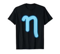 ETA Minuscule - Septième Lettre de l'alphabet Grec T-Shirt Graphique avec Valeur