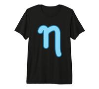 ETA Minuscule - Septième Lettre de l'alphabet Grec T-Shirt Haut de Gamme