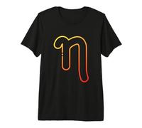 ETA Minuscule - Septième Lettre de l'alphabet Grec T-Shirt Haut de Gamme
