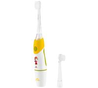 ETA Sonetic Brosse à dents sonique pour enfant avec lumière, technologie Sonic Move+, microbulles, 2 embouts (0-4 et 5-10 ans), minuteur, étanche, jaune