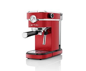 ETA Storio Porte-filtre I Rouge I Machine à expresso I Buse à mousse de lait I 20 bar I Réservoir d'eau 750 ml I 1350 W