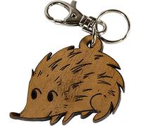 Etabeta Artigiano Toscano - Porte-clés Hérisson en cuir véritable - Série Animaux de la Forêt d'Anna B. - Fabriqué en Italie