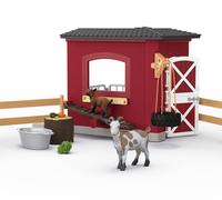 Schleich FARM WORLD Étable pour chèvres, Jeu de construction