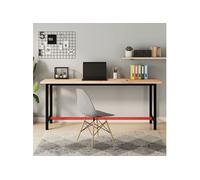 vidaXL Établi 180x55x81,5 cm bois massif de hêtre et métal
