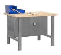 Etabli 865x1800x750mm gris charge 800kg bt6 plywood locker simon rack G