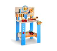 VEVOR Établi à Outils Enfants en Bois 62 Pièces avec Jouets Outils Réalistes