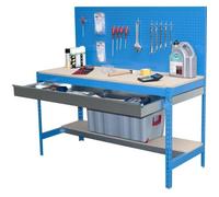 SimonRack - Kit Etabli avec tiroir 1440x900x600mm - BT-2 BOX 900 Bleu SIMONRACK