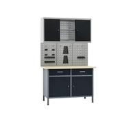 Etabli avec 3 panneaux muraux et 1 armoire