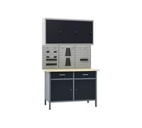 Etabli avec 3 panneaux muraux et 1 armoire