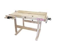 Etabli bois double HOLZMANN - charge 150 kg - WB155TWIN