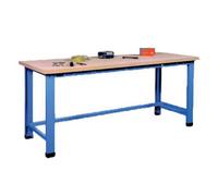 Établi avec plateau stratifié et pieds fixes - Longueur plateau : 1 200 mm - MANUEST - ENSF12X0N