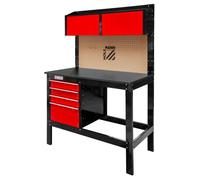 ETABLI D'ATELIER BANC TRAVAIL AVEC PANNEAU OUTILS ET TIROIR HOLZMANN WT39