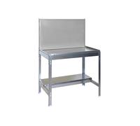 Établi de jardin - 1445x1200x400 - 2 niveaux Galvanisé - SIMON RACK - 8435104988213