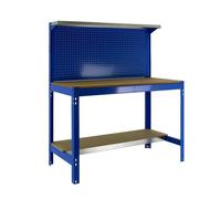 Etabli de travail 1500mm - SIMONRACK - BT3 1500 - 3 tablettes et panneau percé