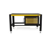 Etabli de travail ABS 4 tiroirs pieds réglables max 2000 kg