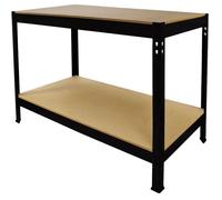 Etabli de travail Monster Racking - Noir - 100cm - Hauteur ajustable - Capacité 200kg/étagère