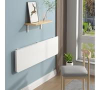 Établi de travail pliable mural pour bureau, cuisine et salle à manger, table flottante en bois massif, table pliante peu encombrante pour buanderie et chambre à coucher (60 x 30 cm)