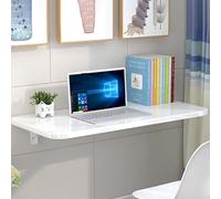 Établi et bureau pliable mural peu encombrant - Table flottante polyvalente pour garage, cuisine, bureau à domicile et buanderie (50 x 40 cm)