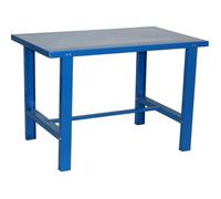 SimonRack Etabli d’Atelier, Capacité de Charge 600 kg, 830x1800x730 mm, Table de Travail Bricolage, Bleu - BT6