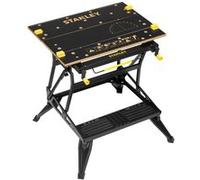 Établi-étau pliable 2 en 1 serrage vertical - STANLEY - STST83800-1 Noir G