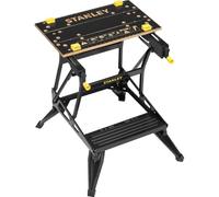 Stanley STST83400-1 Stanley Workmate avec plan de travail en bambou et double hauteur de travail, supporte jusquà 250 k