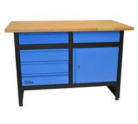 Etabli GW 5/1 - 120 x 60 cm - 1 porte - 5 tiroirs Güde G40473
