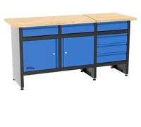 Etabli GW 6/2 XL - 170 x 60 cm - 2 portes - 6 tiroirs Güde G40481