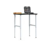 Etabli marron foncé 80x60x(71,5-98) cm bois de chêne massif 3309720