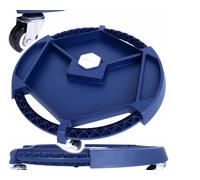 Établi Mobile Sur Roues Ø50Cm Avec Compartiments Pour Outils