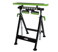 Établi Multifonction Avec Roues Réglable En Hauteur Pliant V-Roues 4 En 1