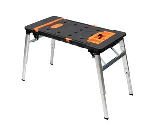 Établi multifonction pliable 7 en 1 - Charge maximale : 150 à 250 kg - Table de travail - Atelier - Chariot de transport - Chariot à main - 109 x 55 x 16 cm - Grand table de travail DIY