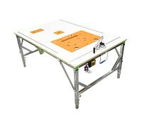 Établi multifonctionnel for le travail du bois Petite table de scie Portable Table de scie pliante Décoration DIY Établi pliant (80 * 120cm)