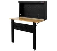 Etabli mural pliable avec panneau pour cles Holzmann wb120fold