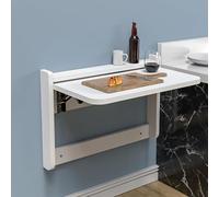 Établi mural pliable, peu encombrant, avec une forte capacité de charge, installation facile pour le salon