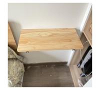 Établi mural pliable pour garage, maison, bureau, buanderie, bar et cuisine - Table en bois peu encombrante (120 x 40 cm) - Parfait pour le bricolage et les projets