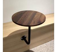 Etabli Mural,table De Bar,table De Salle À Manger Ronde,petite Table D'atelier,bureau Mural,table Murale For Café,maison,cuisine,bureau,magasin Gâteaux,petite Table Ronde Suspendue Contre Mur(Walnut,D