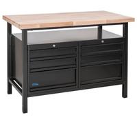 Etabli P 1200 SS - Black Line - 120 x 65 cm - 6 tiroirs Güde G40839