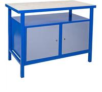 Établi P 1200 TT - 120 cm - 2 portes - 4 étagères Güde G40924