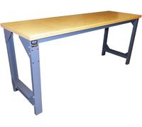 Etabli plateau bois 2000x630mm 1T - 9054