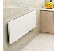 Établi pliable mural robuste - Table en bois pour cuisine, salle à manger ou bureau à domicile - Design compact pliable pour les petits espaces