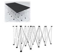 Établi pliable robuste avec sac de rangement - Table de construction mille-pattes - Pas de montage nécessaire - Station de travail mobile portable pour garage et utilisation en extérieur (10 pieds)