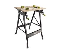 Ryobi - Établi pliable RWB02 - Structure métal robuste, plateau multiposition, hauteur réglable