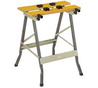 Établi pliant établi de serrage - DURHAND - 4 serre-joints - table de travail - charge 100 kg - 62,5x60,5x78,5cm - gris