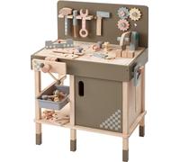 etabli pour enfants howa en bois avec 47 pièces Etabli pour enfants accessoires 4905