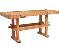 Etabli Rustique Style En Bois Massif De Tilleul Finition Naturelle L194xpr84xh90 Cm Multicolore