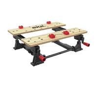 Établi - SKIL - compact - mâchoires bambou - double manivelle - rainures en V - 4 chevilles incluses - 1290 AA