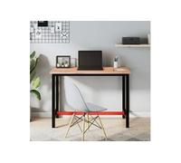 vidaXL Établi 115x55x81,5 cm bois massif de hêtre et métal