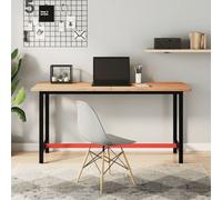 Établi Table Poste de Travail Bricolage Bois Massif de Hêtre et Métal vidaXL